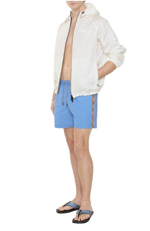 Check Trim Swim Shorts