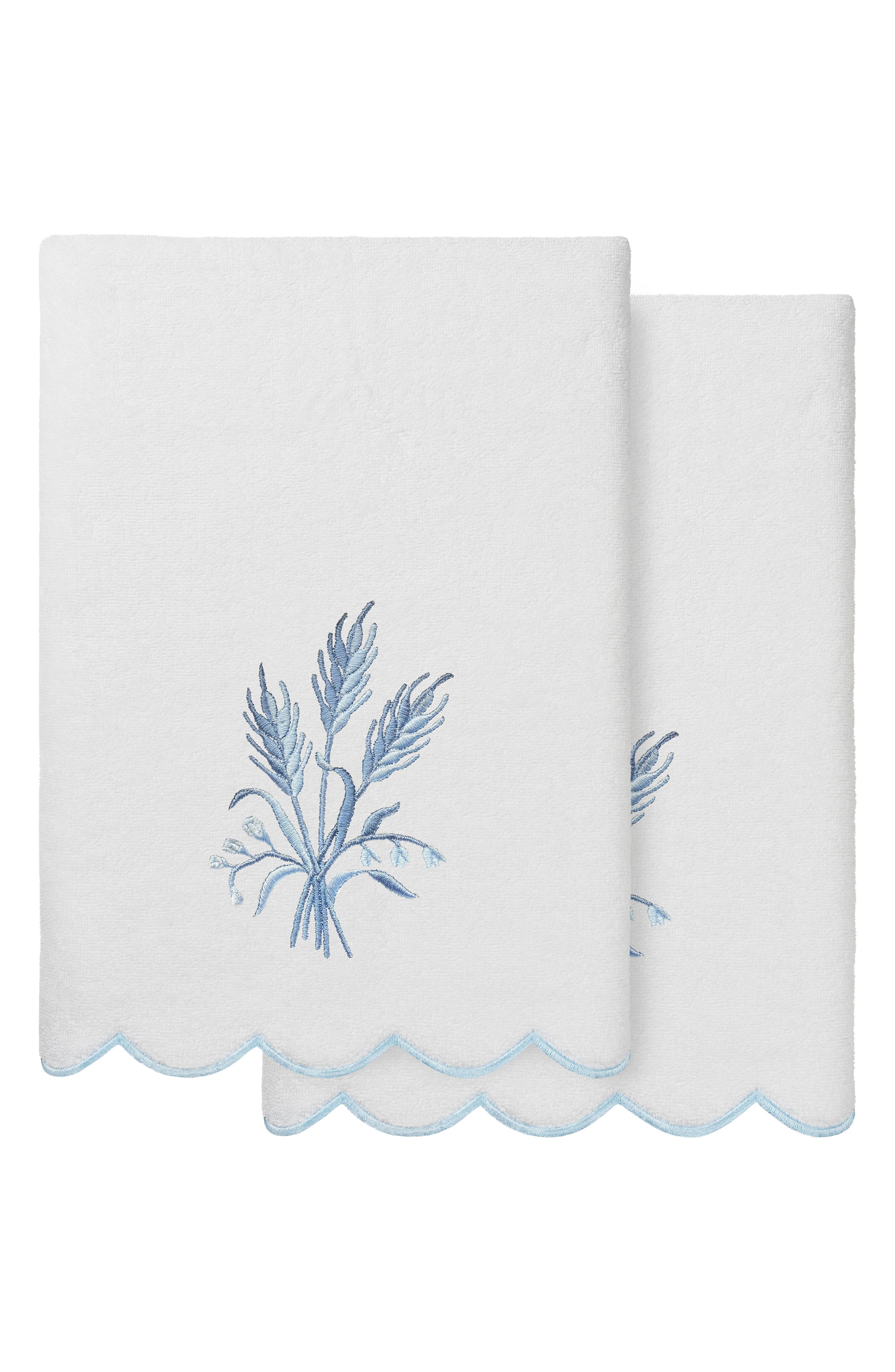 Whitney Scallop 2-Piece Bath Towel Set