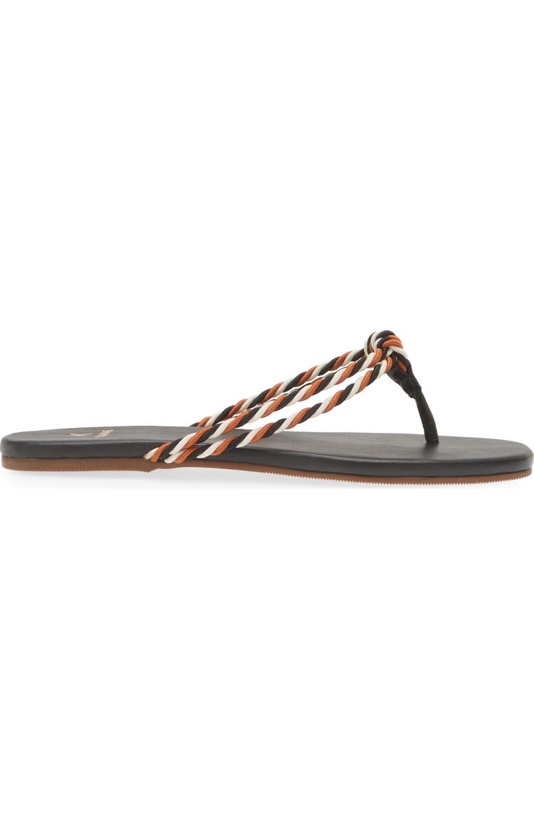 Kaanas Litibuan Corded Flip Flop, Alternate, color, Navy Multi