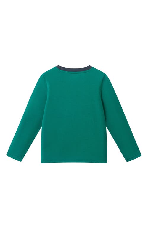 Andy & Evan Kids' Holiday Long Sleeve T-shirt In Green