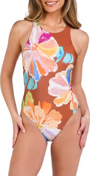 La Blanca Saharan Sands High Neck One Piece Swimsuit