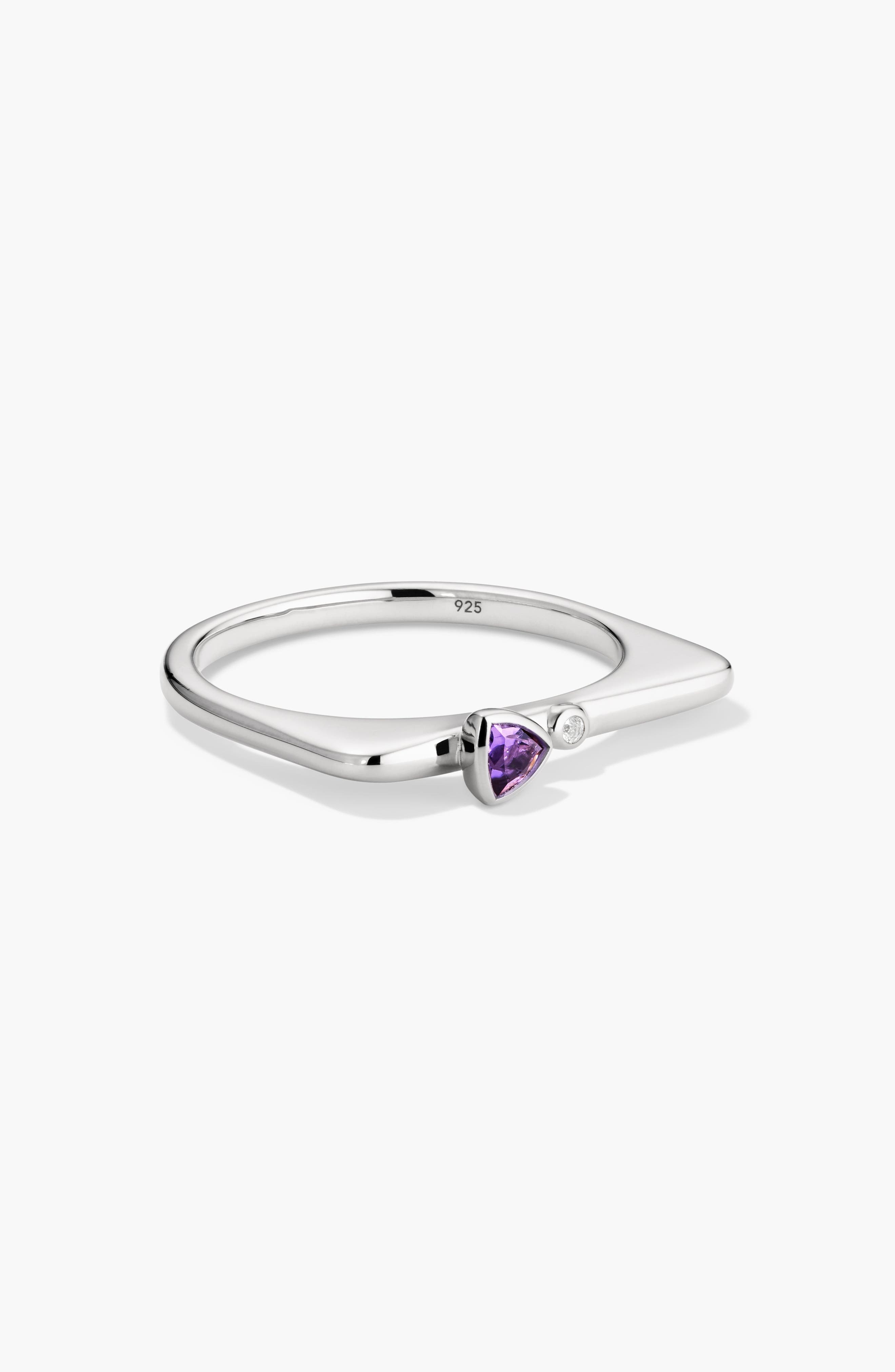Silver / Amethyst