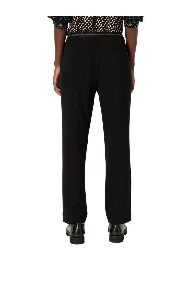Cora Straight Suit Pants, Alternate, color, Black
