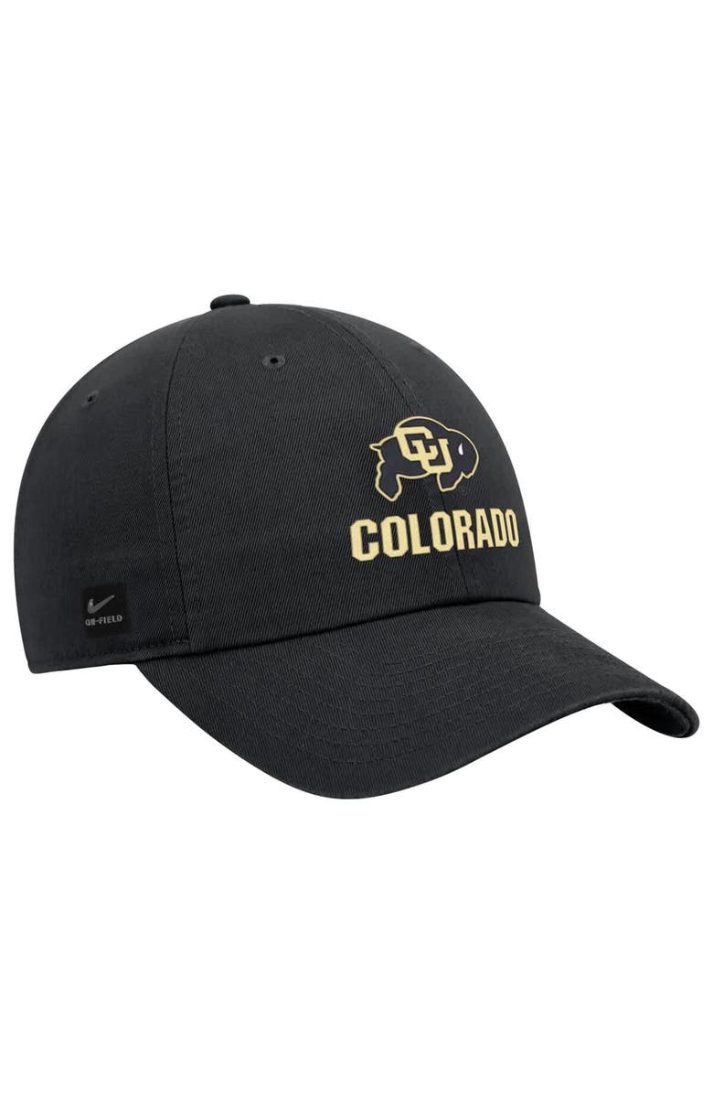 Nike Men's Nike Black Colorado Buffaloes 2025 On-Field Club Adjustable Hat, Alternate, color, 