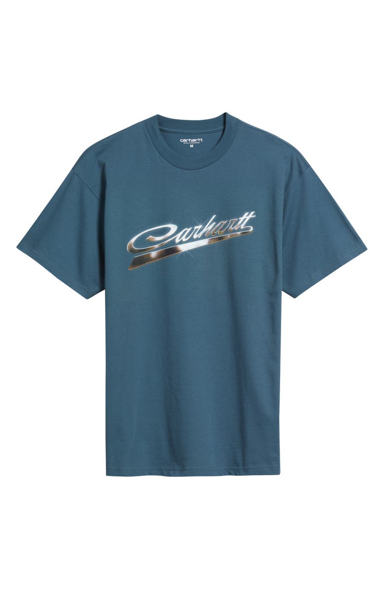 Carhartt Work In Progress Vroooom Organic Cotton Graphic T-Shirt, Main, color, Office Blue