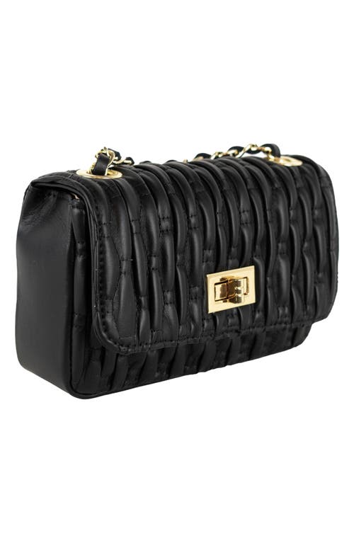 Persaman New York Quilted Crossbody Bag In Black