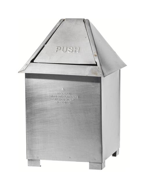 Puebco Table Top Dustbin In Natural