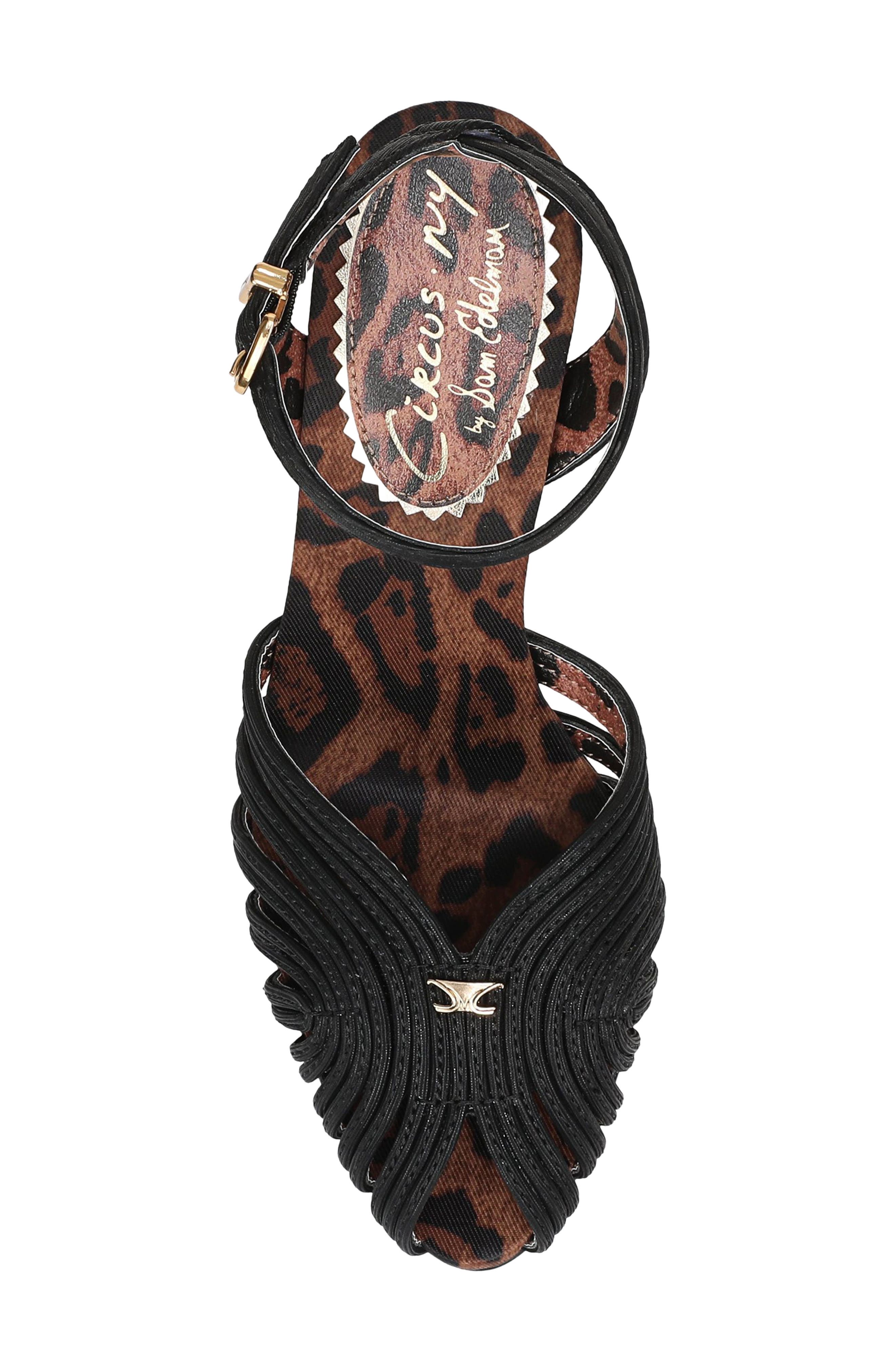 Circus NY by Sam Edelman Giana Ankle Strap Pump, Alternate, color, Black