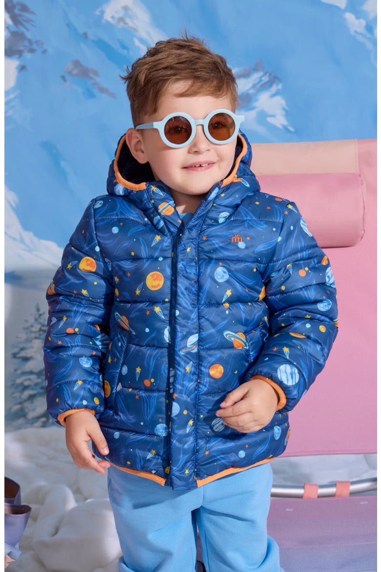 Kids' Quilted Puffer Jacket, Alternate, color, BLUGA