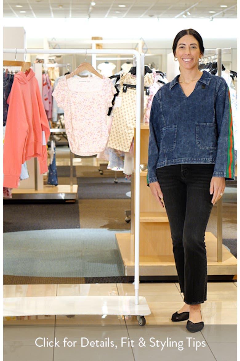 Kids' Floral Square Neck Top video