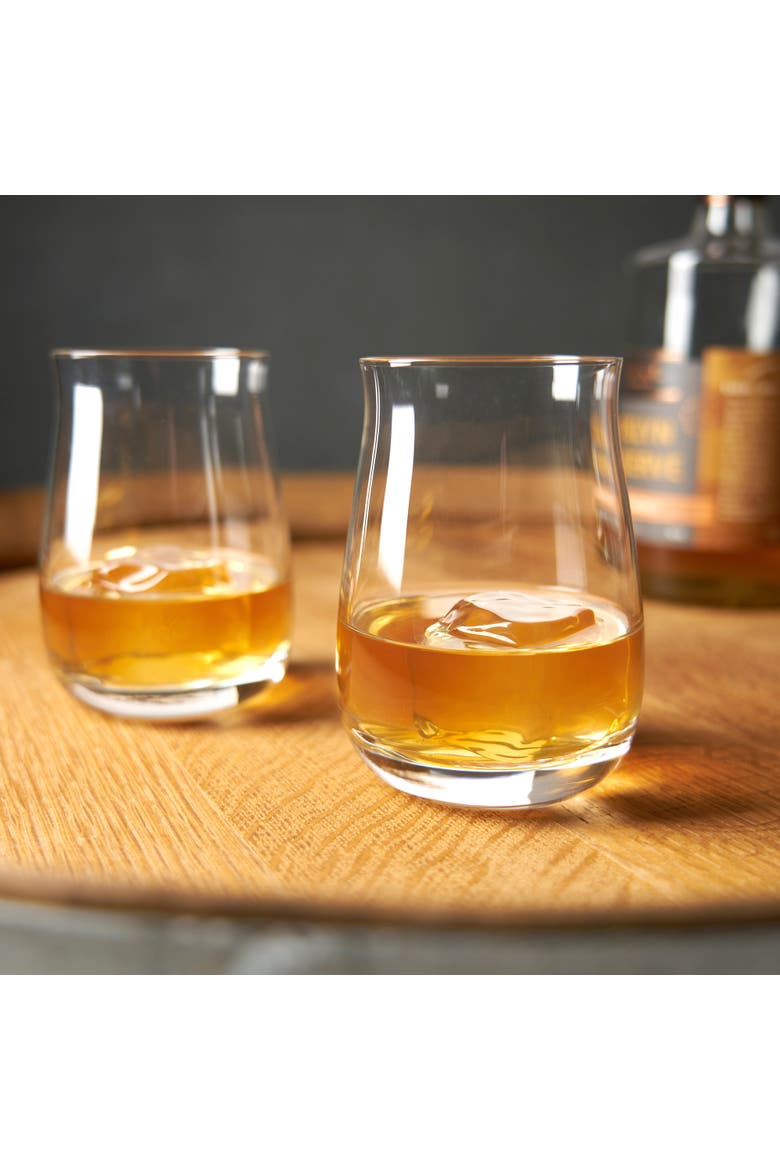 Single Barrel Bourbon Glass Set of 4, Alternate, color, Clear
