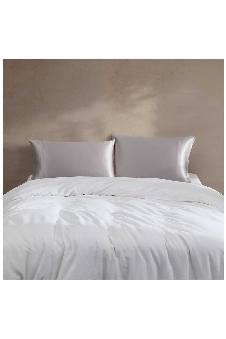 Set of 2 Mulberry Silk Pillowcases, Alternate, color, LIGHT / MEDIUM PINK