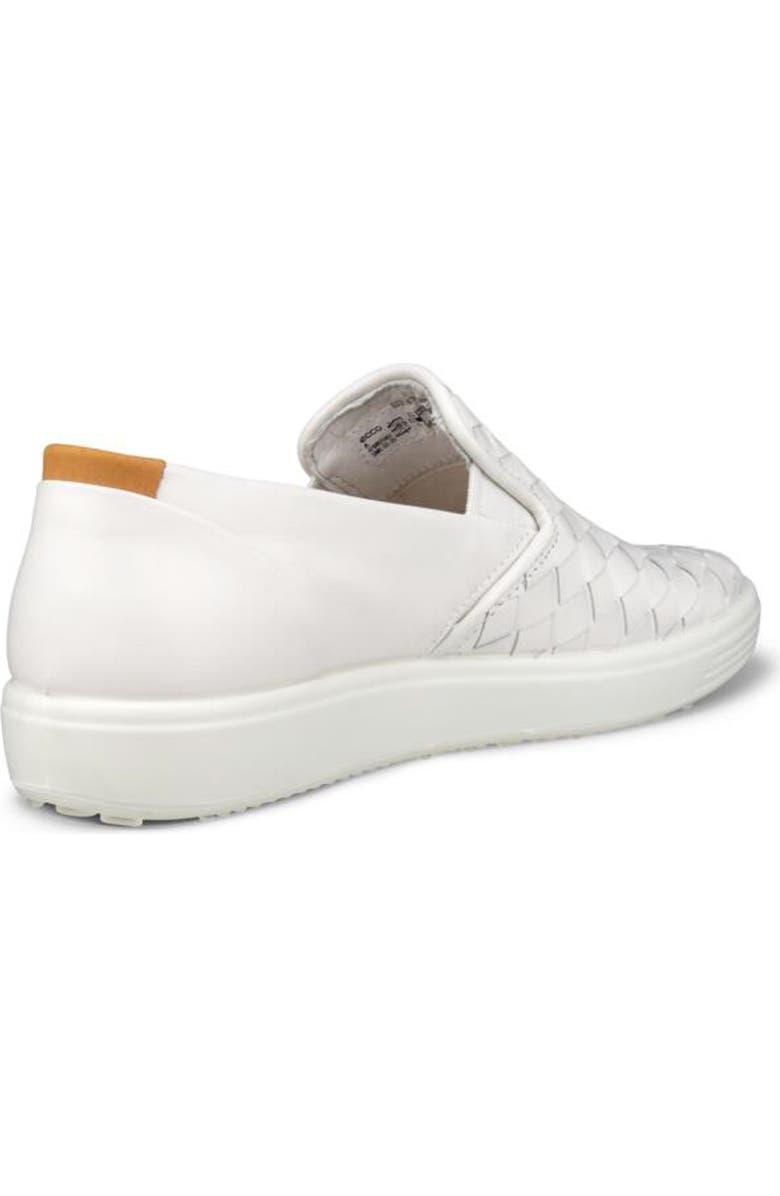 ECCO Soft 7 3.0 Slip-On Sneaker, Alternate, color, White