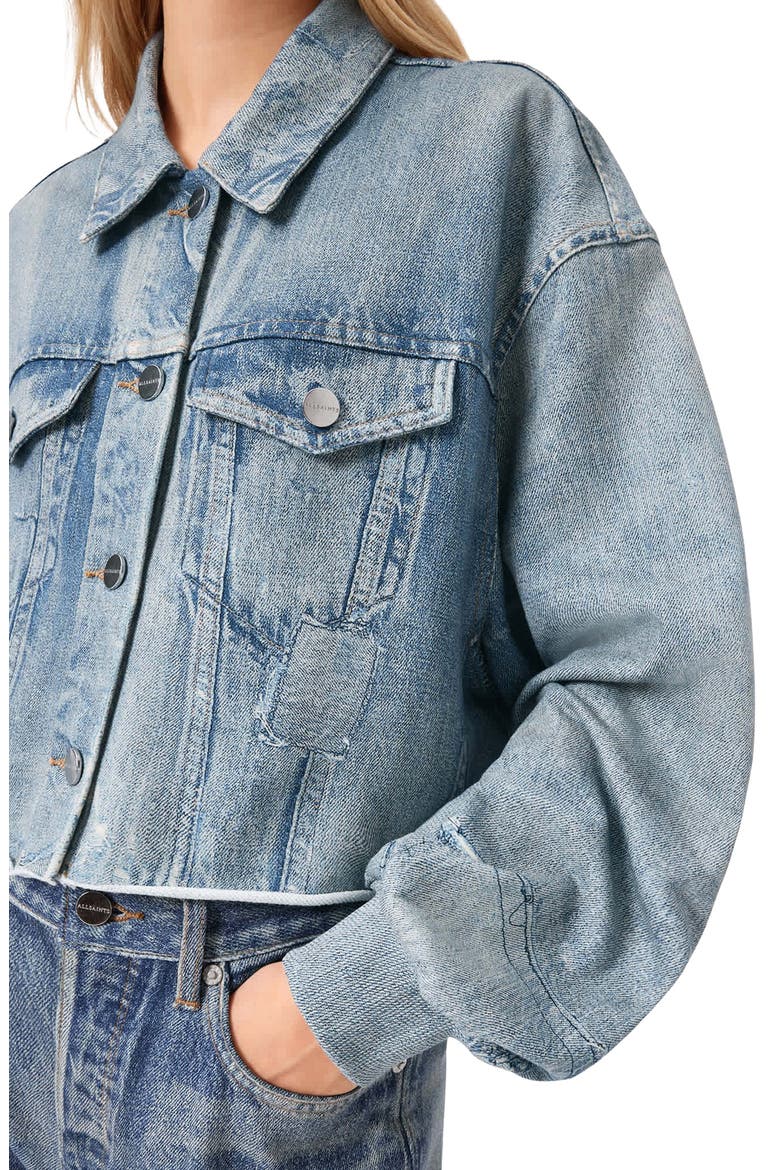 Anders Crop French Terry Illusion Shacket, Alternate, color, ILLUSION INDIGO