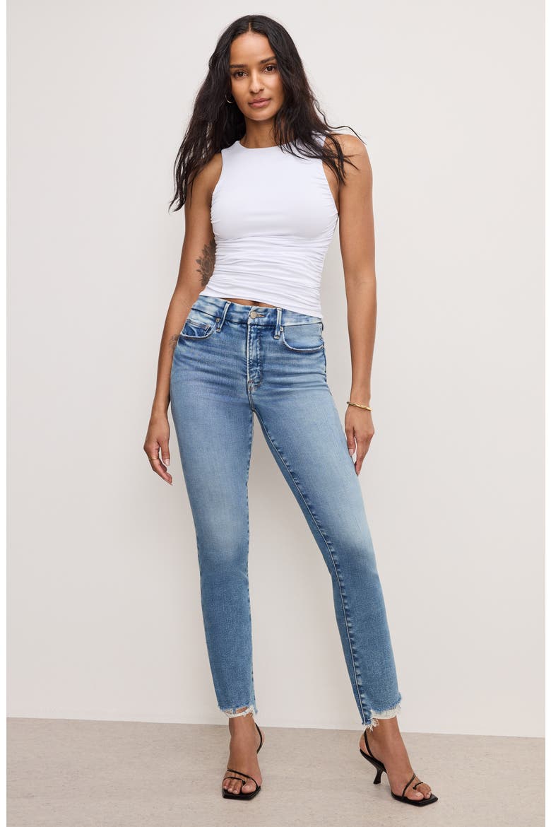 Ruched Jersey Tank, Alternate, color, WHITE001