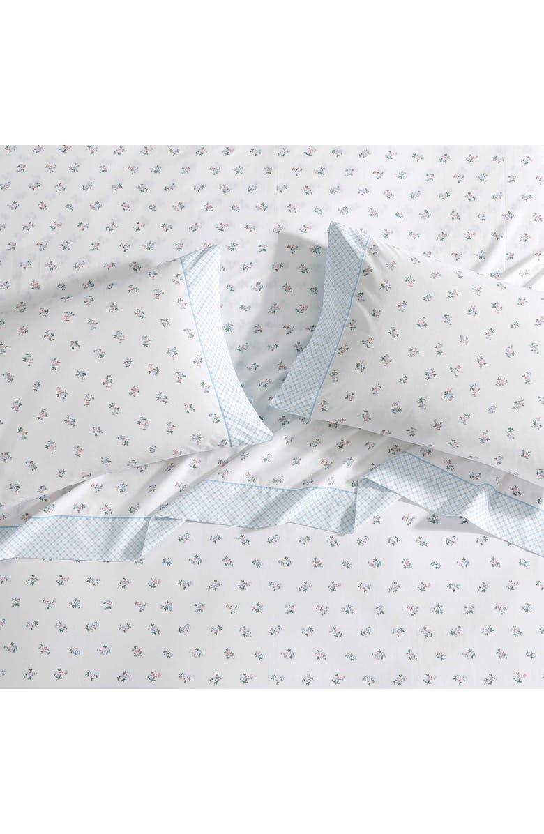 Laura Ashley Harperette 4-Piece Sheet Set, Alternate, color, Blue Multi