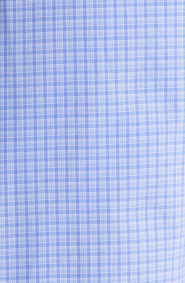 Peter Millar Cheviot Microcheck Performance Button-Down Shirt, Alternate, color, Elixir