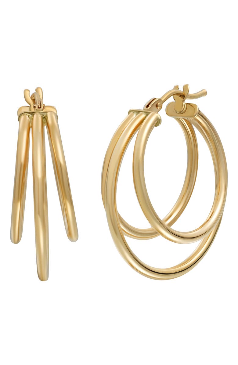 Bony Levy 14K Gold Layered Hoop Earrings, Main, color, 