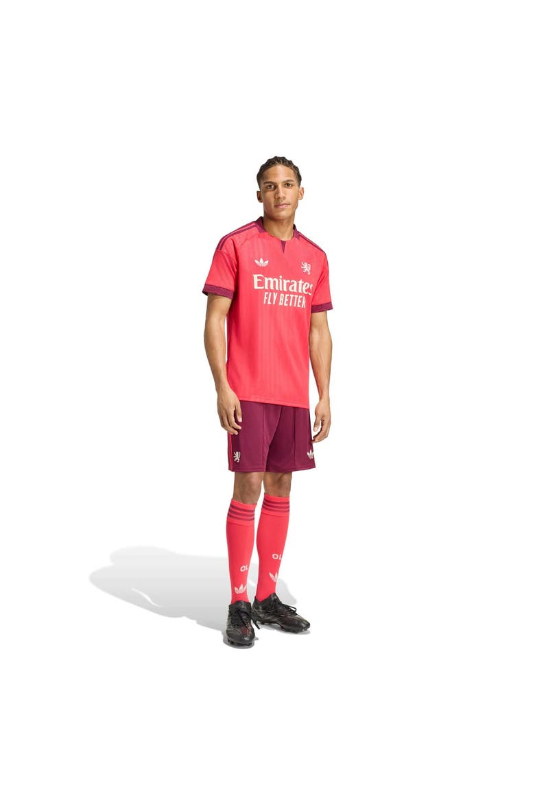 Men's adidas  Red Olympique Lyonnais 2026/27 Away Replica Jersey, Alternate, color, Red