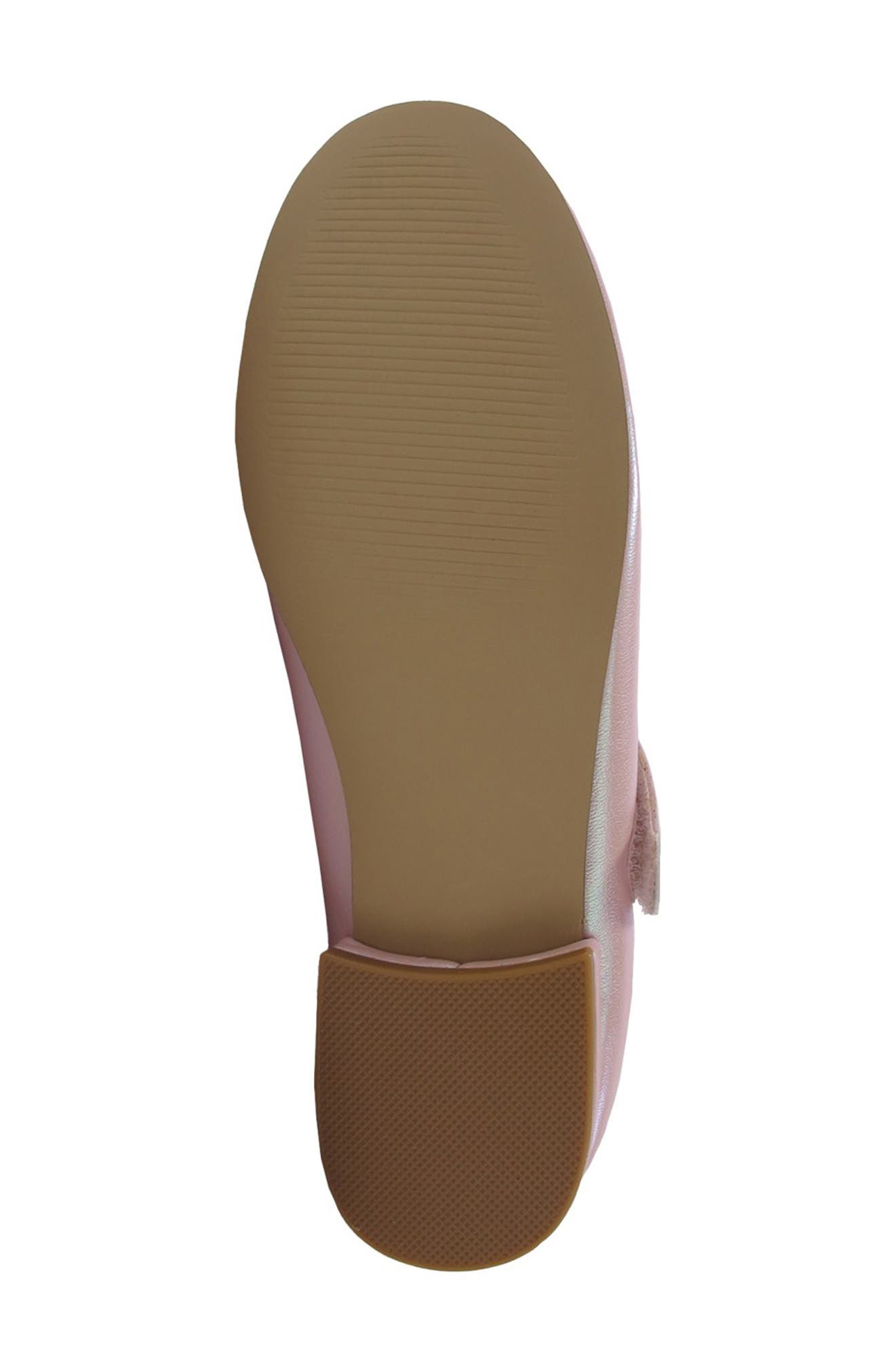 JELLYPOP Kids' Dalton Glitter Mary Jane Flat, Alternate, color, Pink