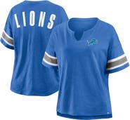 FANATICS Women's Fanatics Blue Detroit Lions Redzone Curl Route T-Shirt