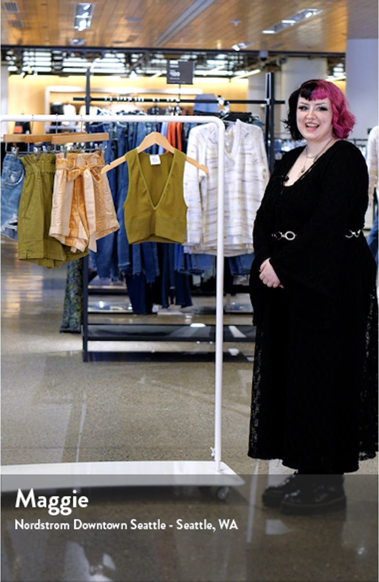 Josie Ribbed Sleeveless Crop Top, sales video thumbnail