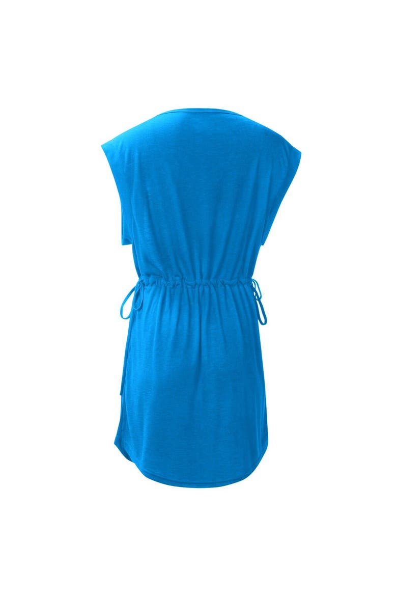 Women's G-III 4Her by Carl Banks Powder Blue Los Angeles Chargers G.O.A.T. Swimsuit Cover-Up, Alternate, color, Powder Blue