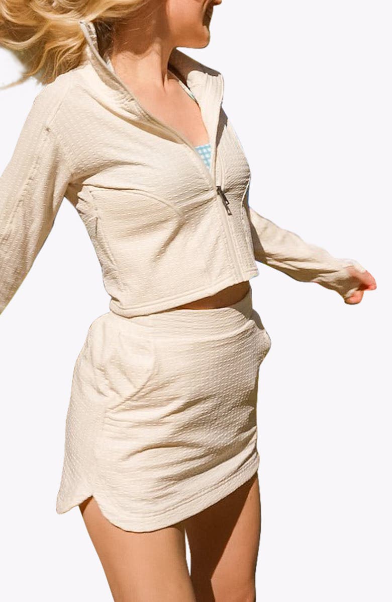 Vitality Grid Jacket, Main, color, Oat