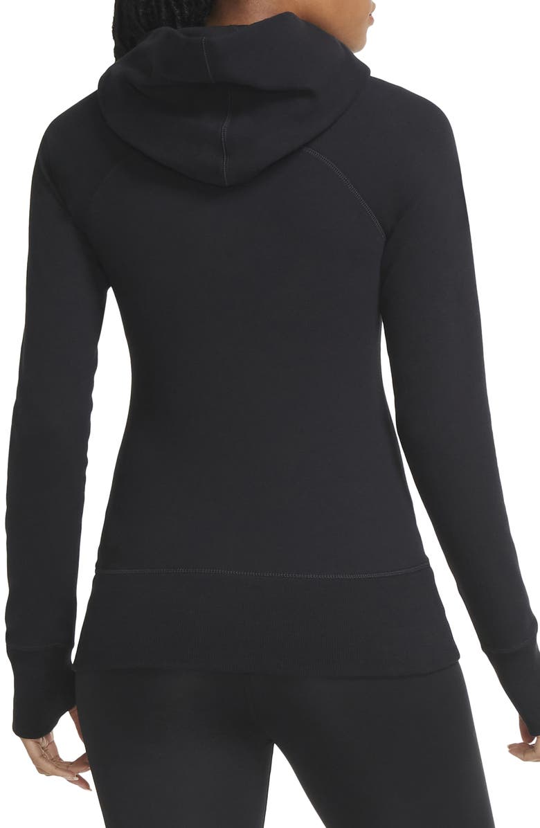 Nike Yoga Statement Essential Fitted Full-Zip Hoodie, Alternate, color, 