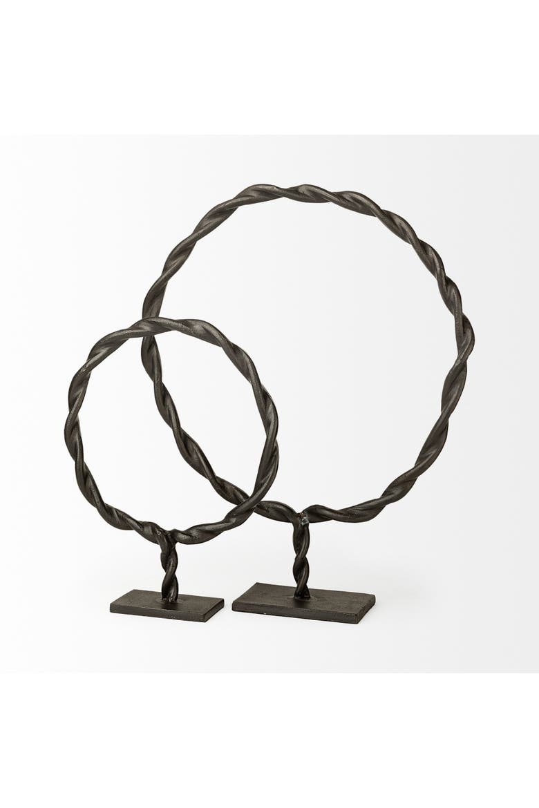 Rizwan Aluminum Braided Circular Object, Alternate, color, Black