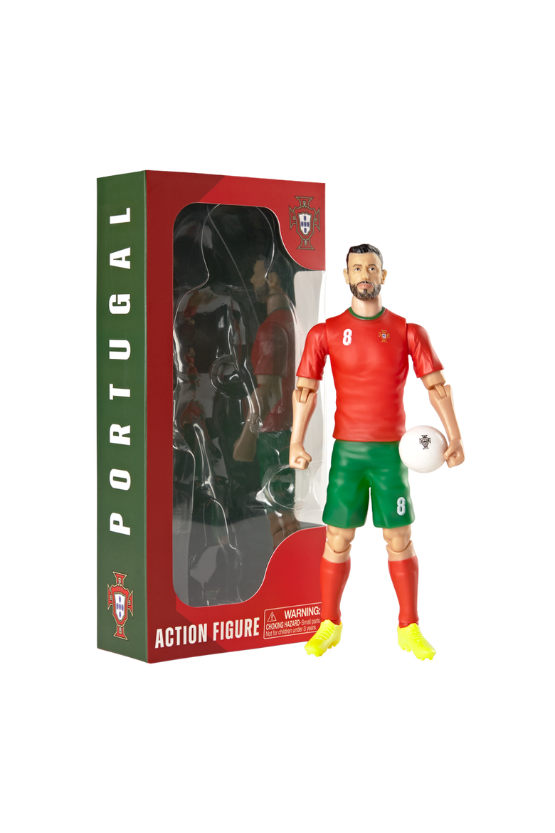 SOCKERS Portugal National Bruno Fernandes 8" Collectible Soccer Action Figure, Main, color, No Color