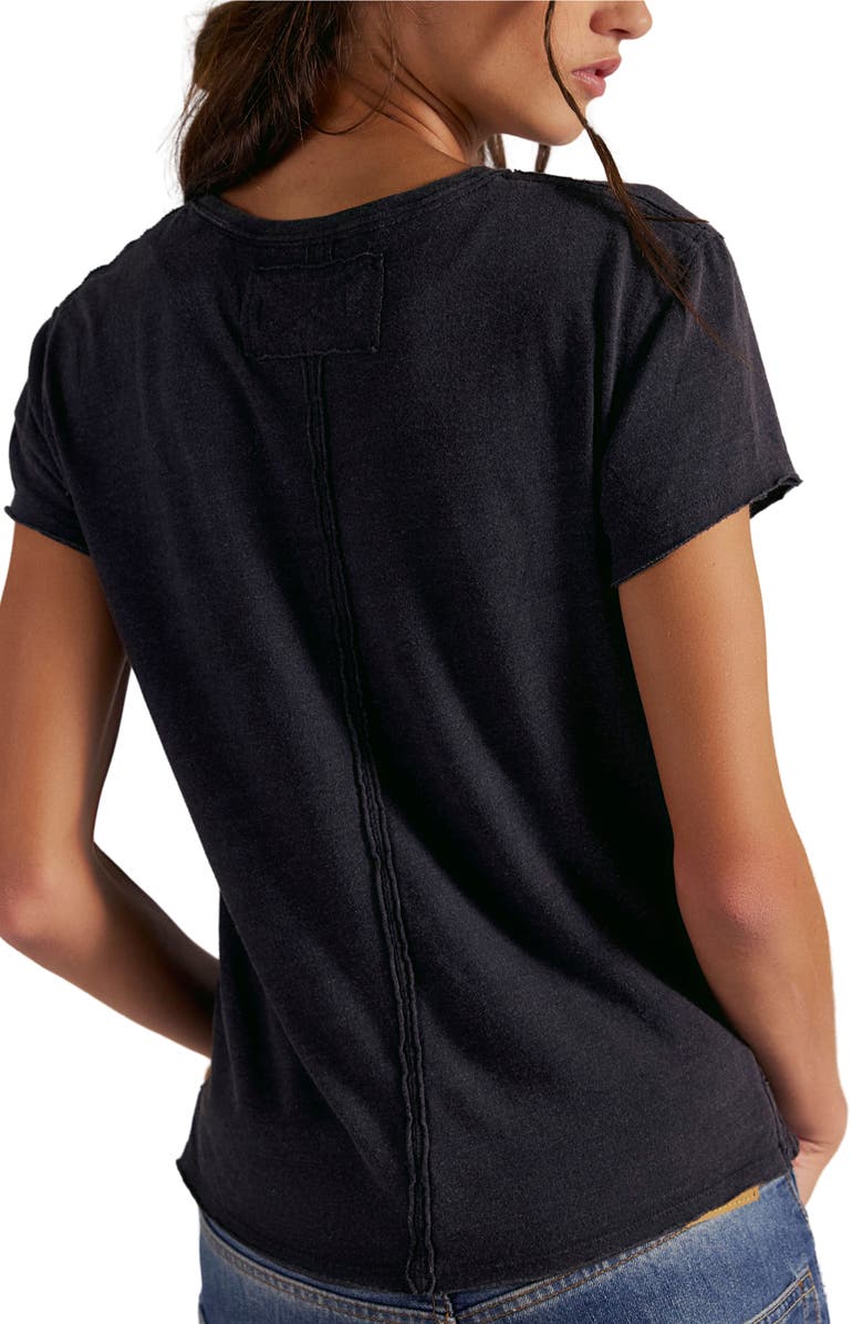 Free People Nova T-Shirt, Alternate, color, Black