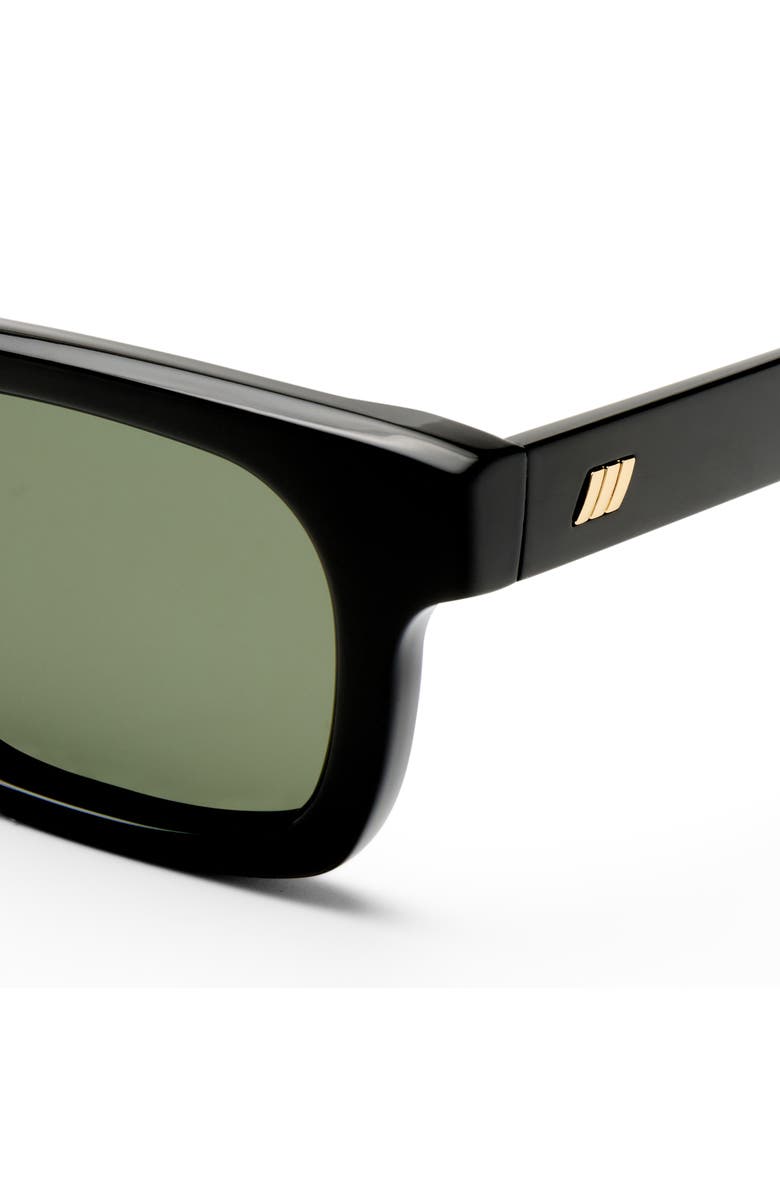 Le Specs Iceman 52mm Polarized Square Sunglasses, Alternate, color, Black / Khaki Mono Polarized