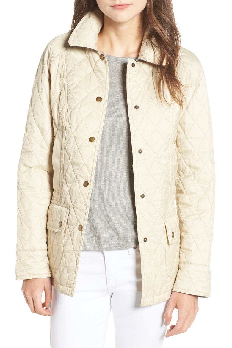 Beadnell Summer Quilted Jacket, Main, color, PEARL