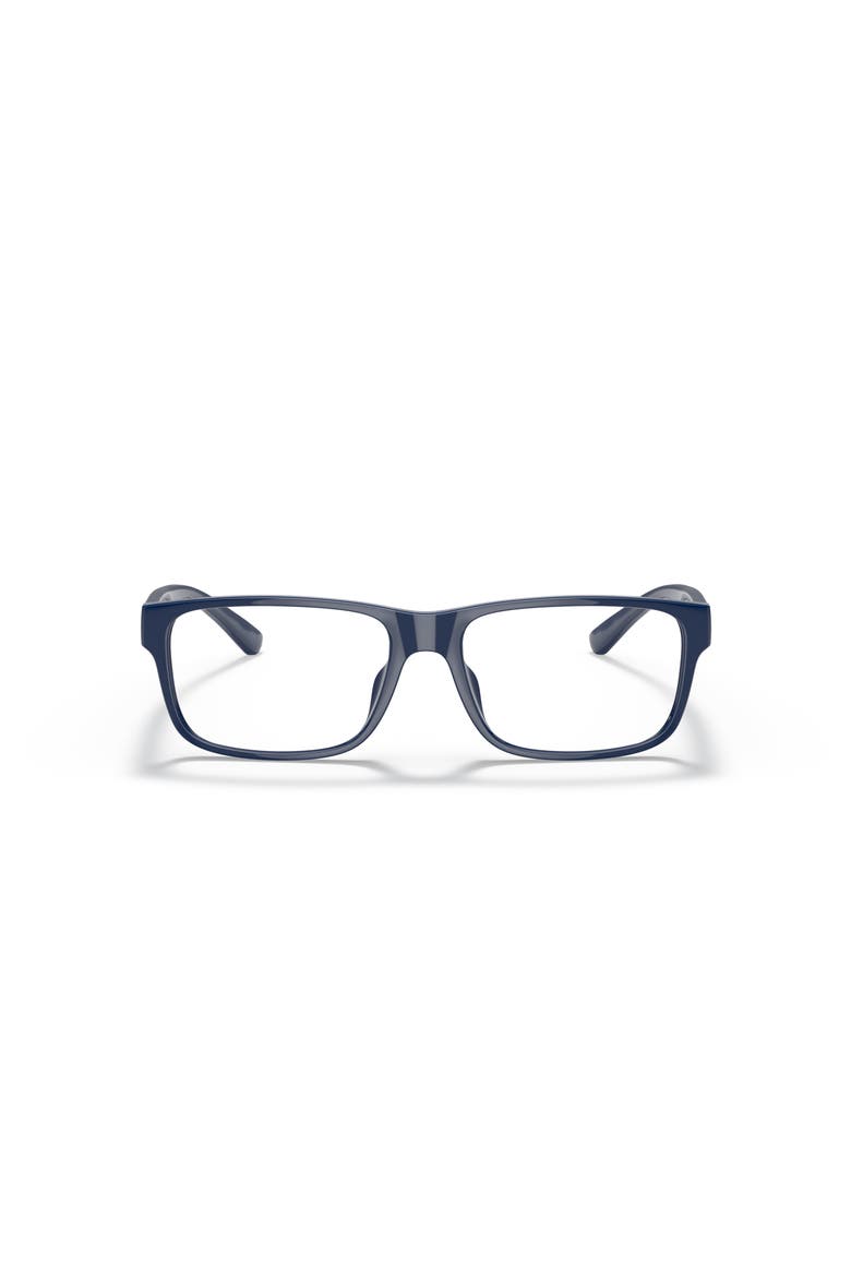 55mm Rectangle optical glasses, Alternate, color, Blue
