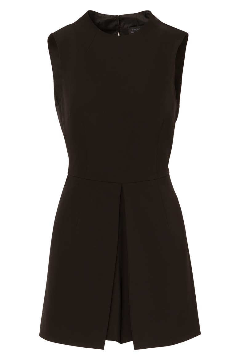 Peplum Romper, Alternate, color, BLACK