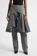Diotima Cheval Wool Peplum Pants