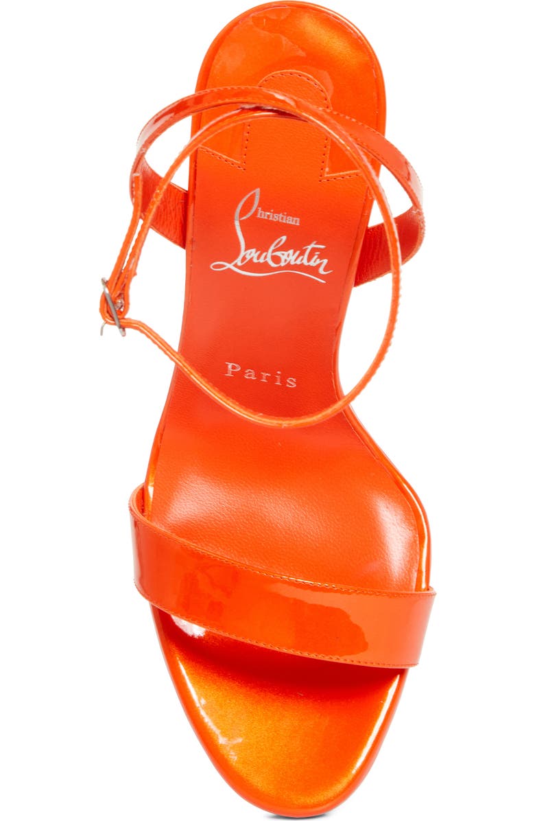 Christian Louboutin Miss Z Queen Sandal, Alternate, color, Magma/ Lin Magma