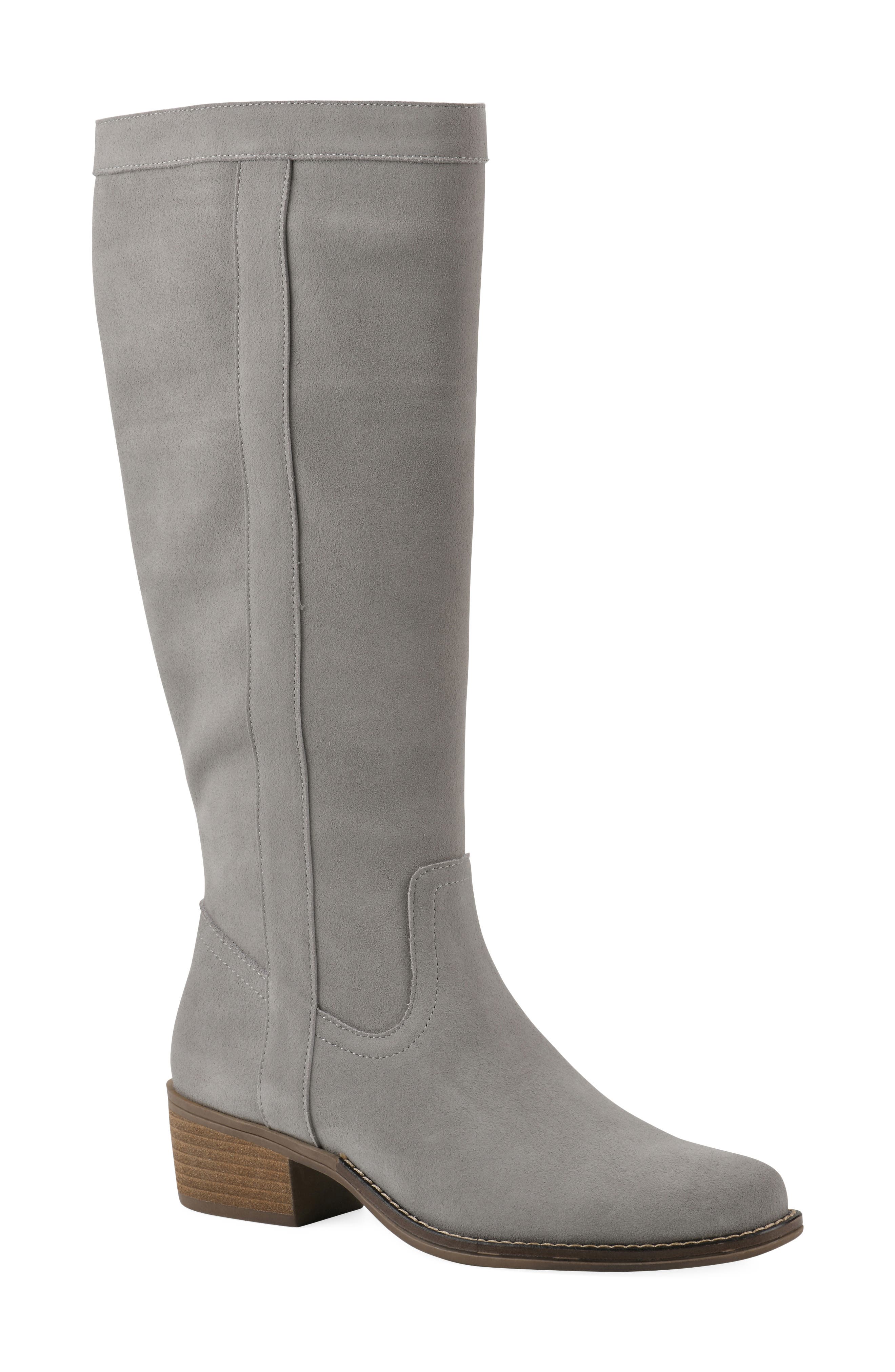LIGHT GREY SUEDE