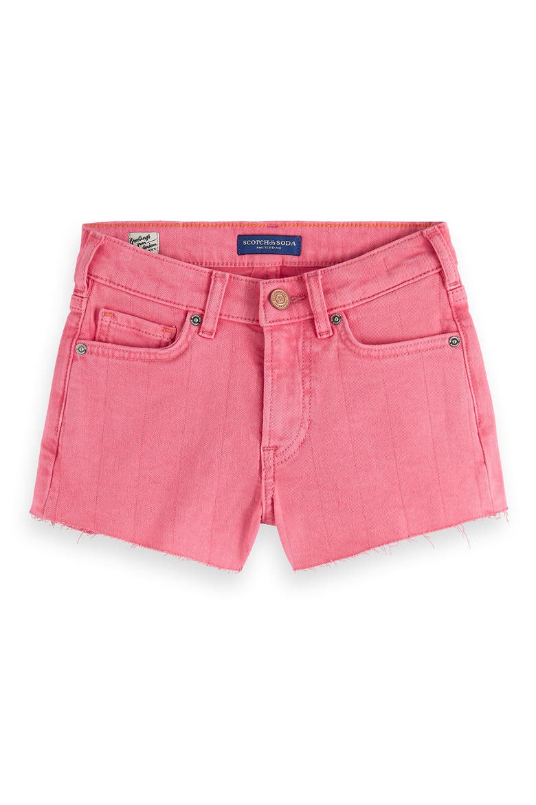 Kids' Ray Relaxed Denim Shorts, Main, color, ELECTRIC PINK