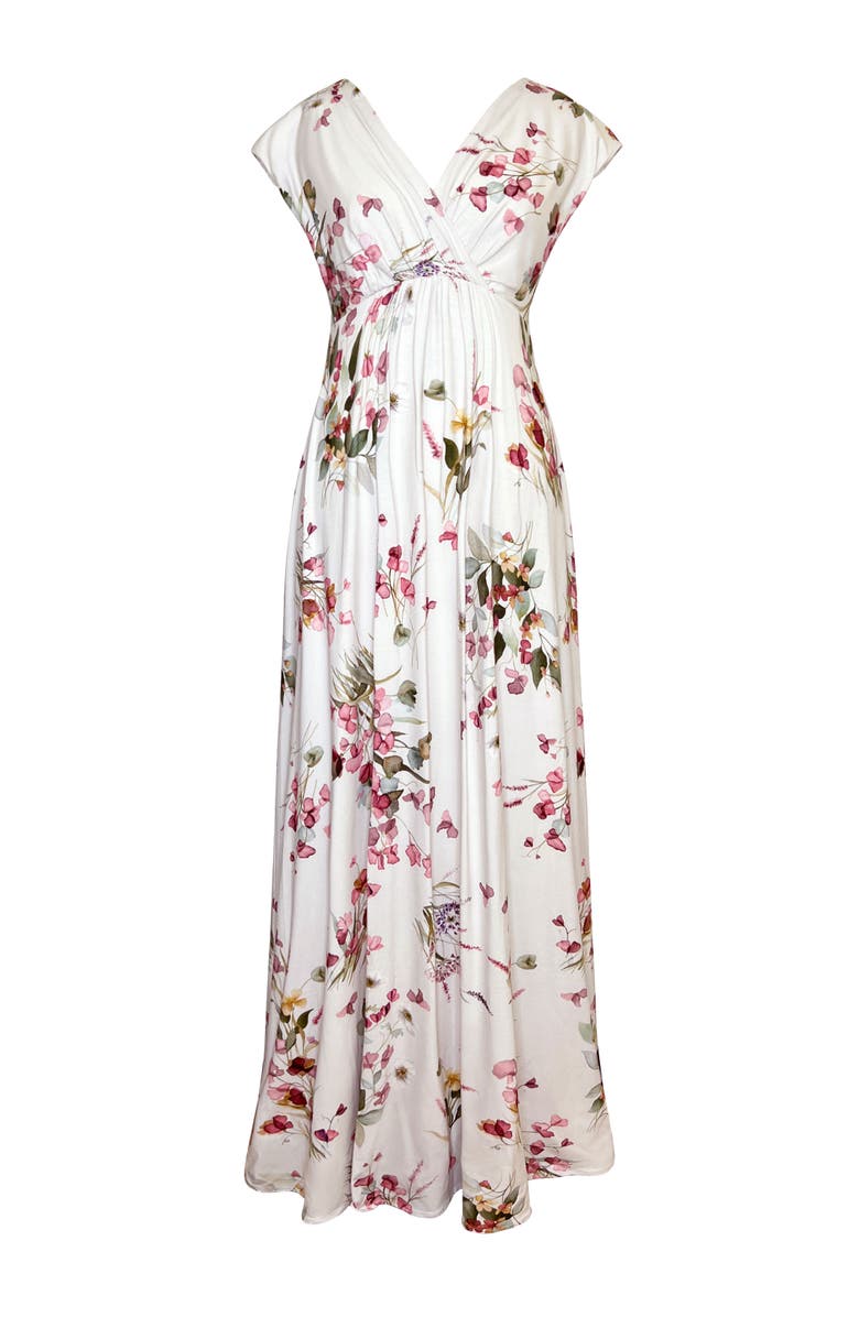 Tiffany Rose Maternity Francesca Maternity Maxi Dress, Alternate, color, Petal Pink Floral