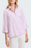 Foxcroft Beatrice Side Button Shirt