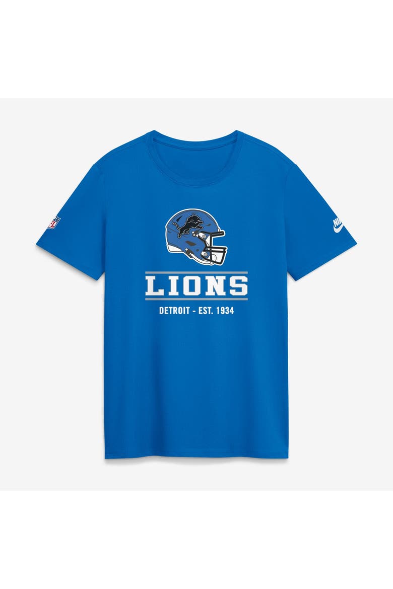 Women's Nike Blue Detroit Lions Sideline Alt Dri-FIT T-Shirt, Main, color, Blue