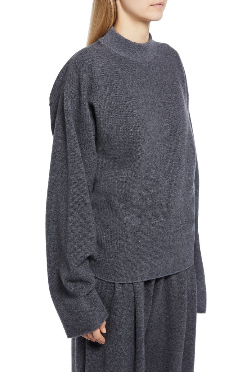 The Row Daverio Boxy Cashmere & Silk Sweater, Alternate, color,