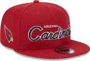 New Era Men's New Era Cardinal Arizona Cardinals Main Script 9FIFTY Snapback Hat