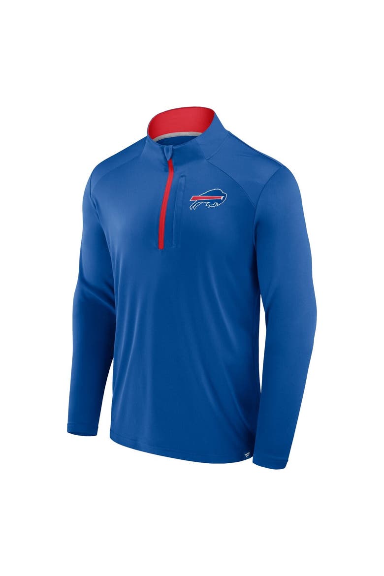 Men's Fanatics Royal Buffalo Bills Defender Long Sleeve Quarter-Zip Jacket, Alternate, color, Royal