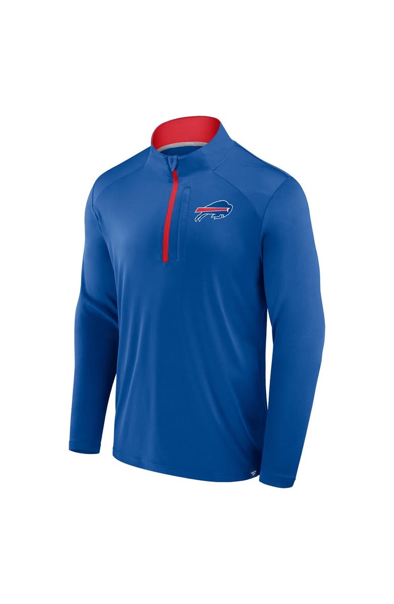 FANATICS Men's Fanatics Royal Buffalo Bills Defender Long Sleeve Quarter-Zip Jacket, Alternate, color, Royal