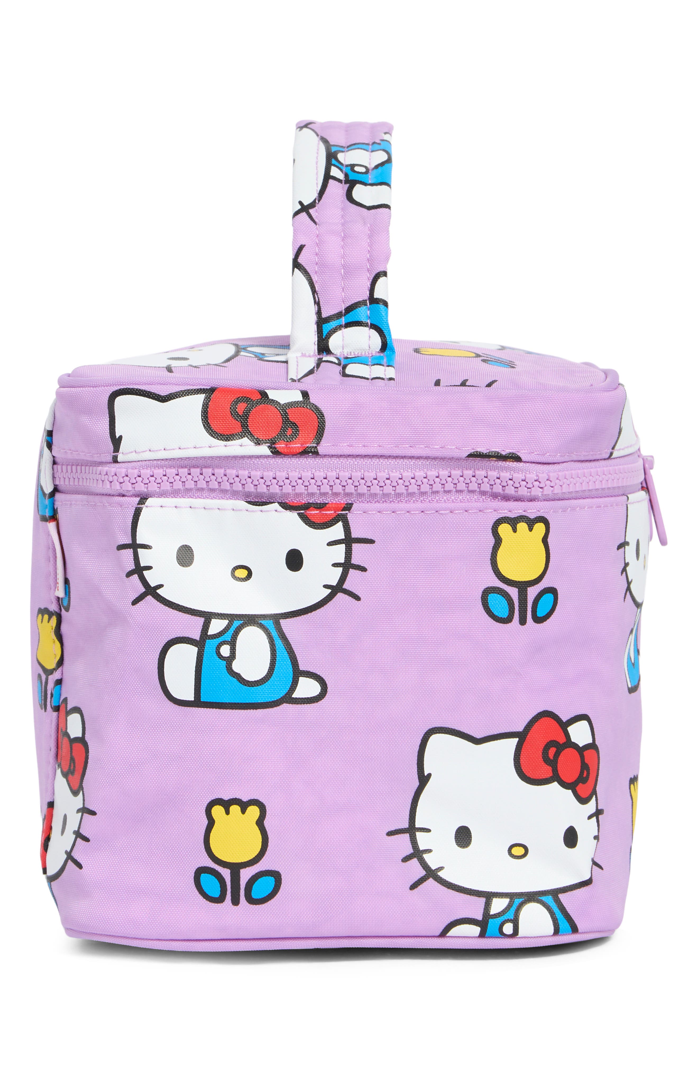 Large Cosmetic Case, Alternate, color, HELLO KITTY PINK