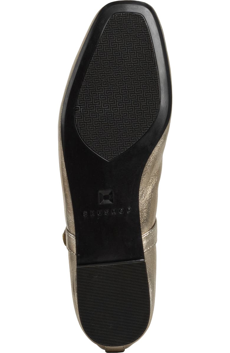 SHUSHOP Annabelle Mary Jane Flat, Alternate, color, Gold