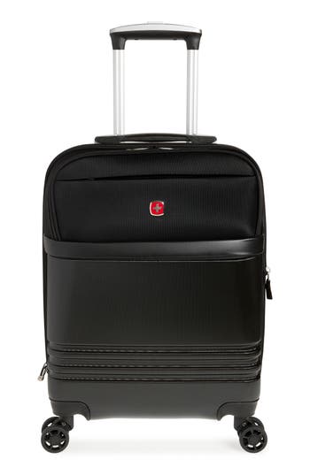 Swissgear Hybrid 21-inch Spinner Carry-on In Black